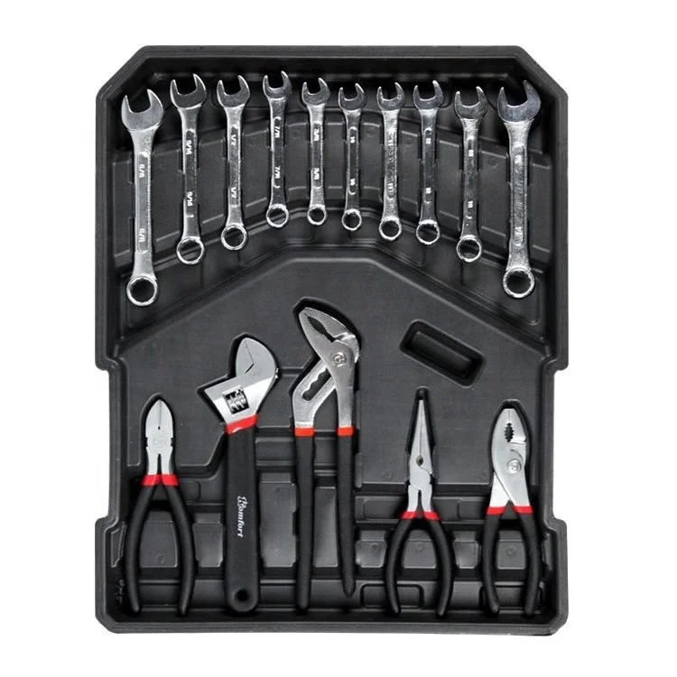Aluminum Trolley Box Swiss Kraft  Professional Auto Mechanic Tool Set