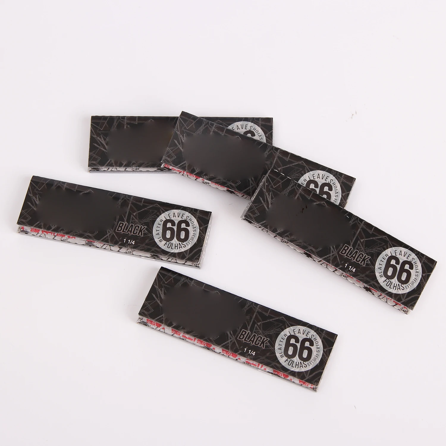 2022 66 black rolling paper smoking paper 1 1/4