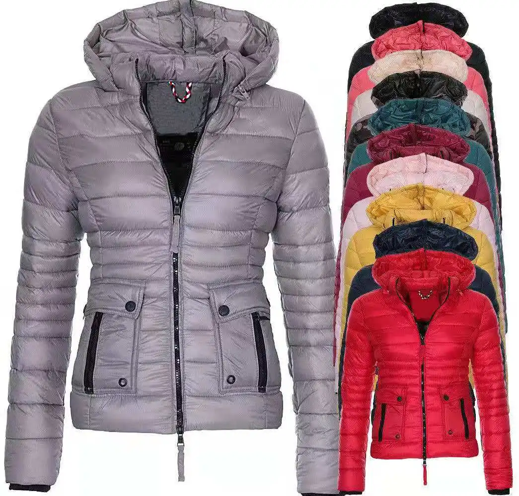 
Trendy OEM Women Padded Down Jackets Winter Women Coats 