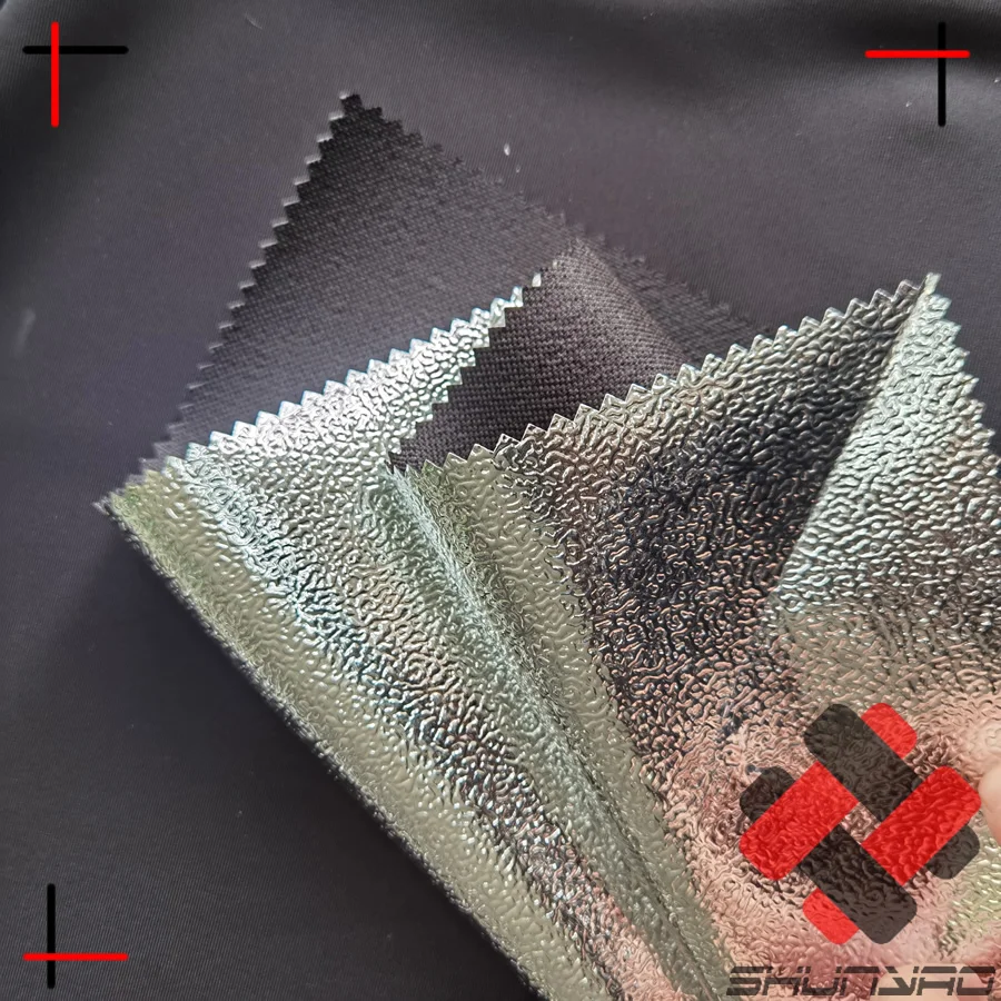 600D polyester oxford silver reflective mylar fabric for grow tent and blackout plant growth box