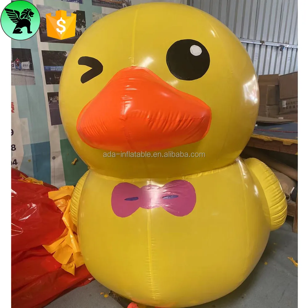 Festival Promotional Airtight Inflatable Duck Customized 1.6m Holiday Advertising Duck Inflatable For Exhibition Event A9000