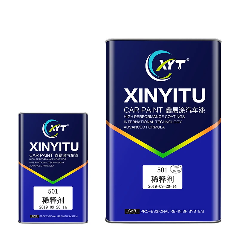 
High quality diluent for automotive paint to increase film leveling and speed up paint drying 