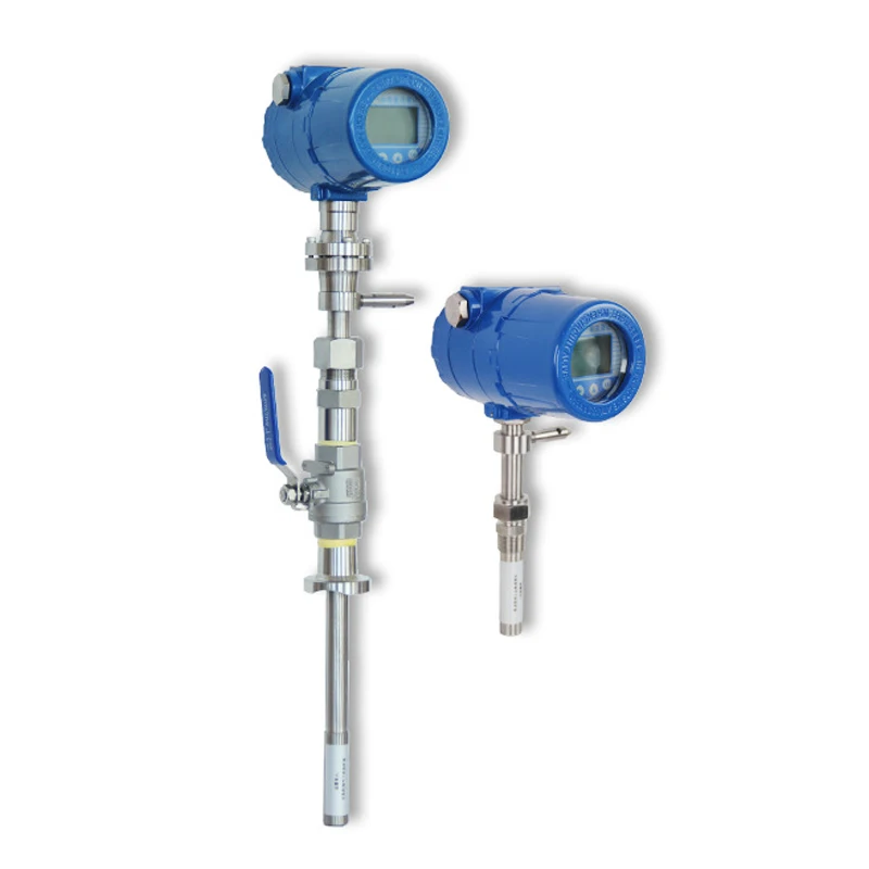 Gas mass flow meter Insert thermal gas Hydrogen mass flow meter