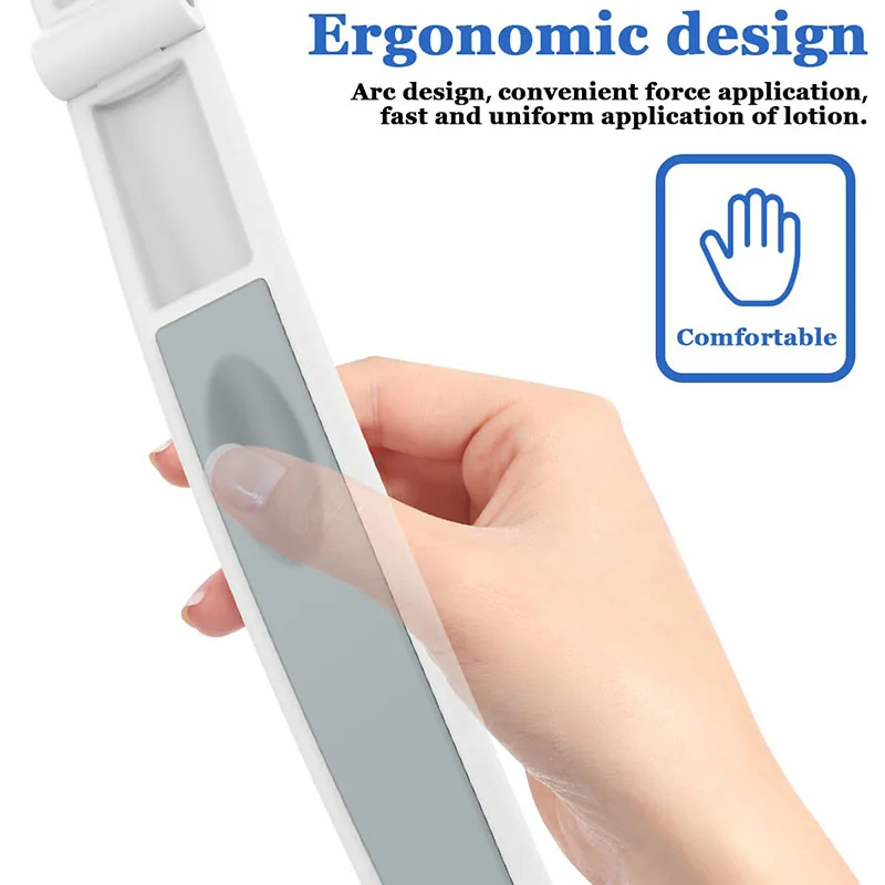 Customize Premium Quality Long Handled Folding Body Lotion Roller Lotion  Back Applicator