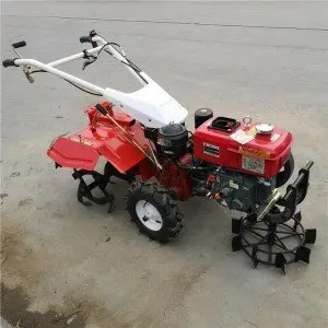 Professional Mini Chain Microtiller Gearbox Electric Agricultural Walking Tractor & Cultivators for Plowing Machine & Tillers
