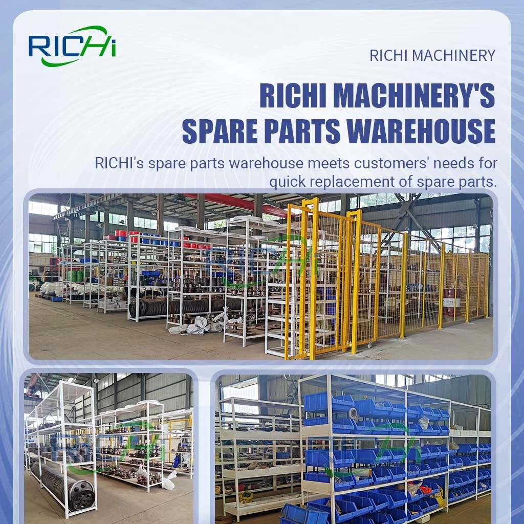 RICHI 5-7 T/H Animal Livestock Cows Pig Poultry Chicken Layer Hen Feed Production Line of Feedstuff
