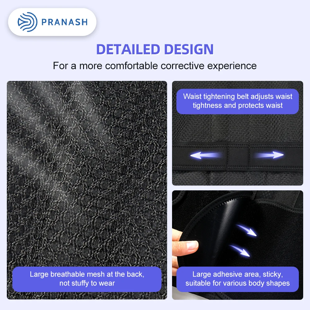 Hot Sale Adjustable Front Clavicle Straps Posture Corrector Back Brace for Pain Relief and Protection