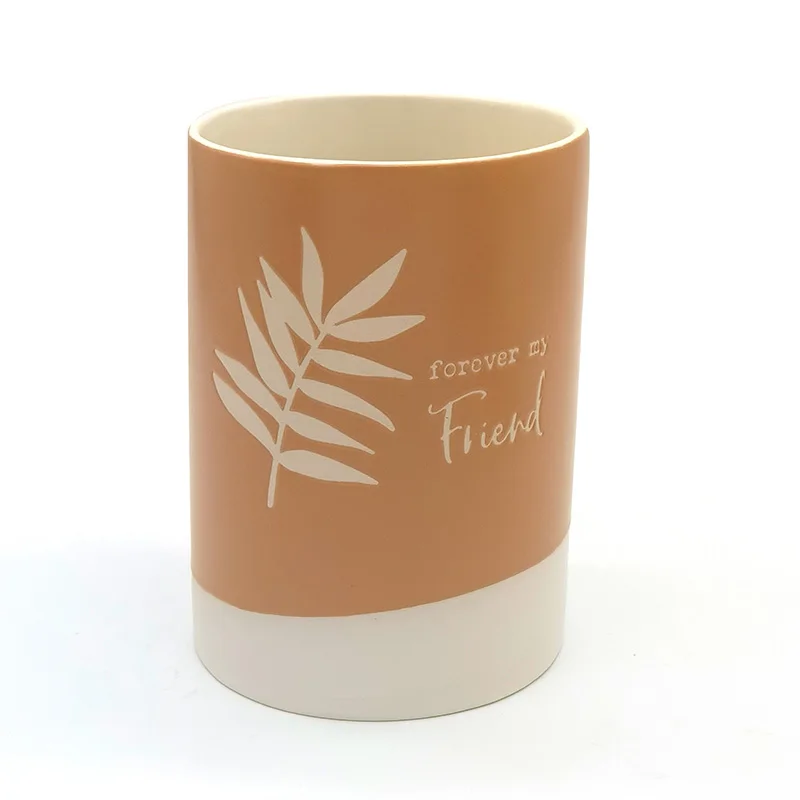 OEM Homeware kitchen set ceramic custom logo gift stackable tea sugar coffee ceramic storage canister with wooden lid