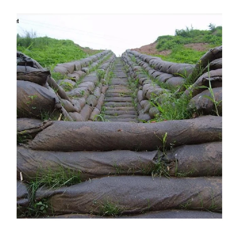 high quality Sludge dewatering Mono-filament pp polypropylene fiber geotextile bag woven geotextile