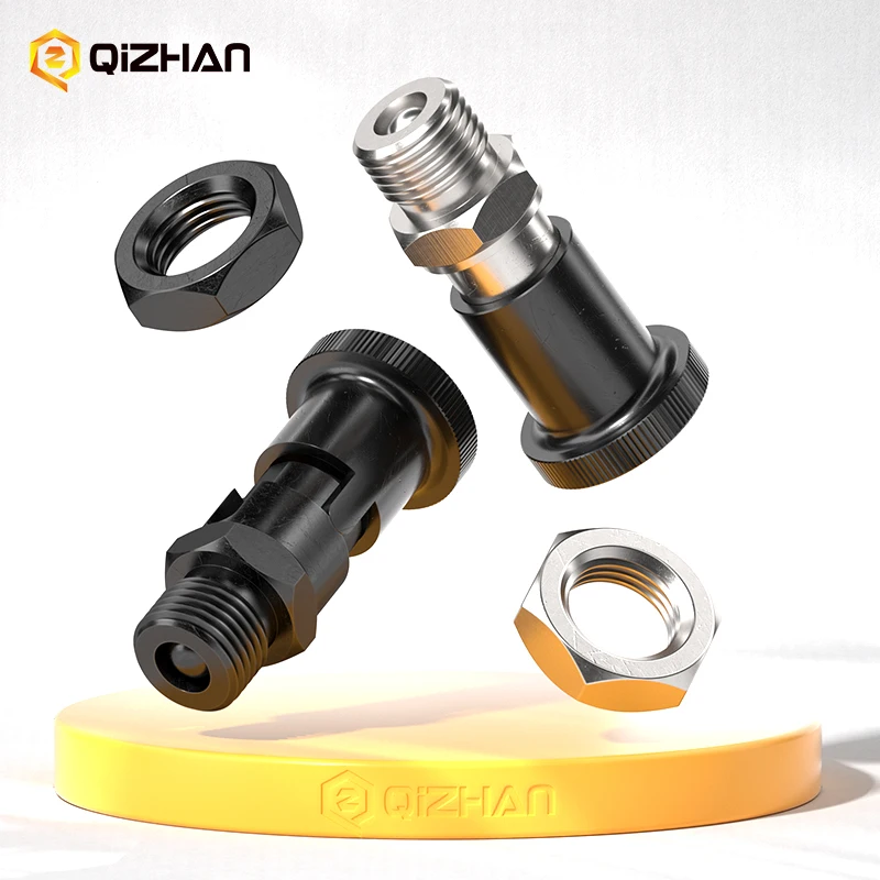 Professional Manufacturer Carbon Steel  M12 M16 Retractable Spring Loaded Indexing Plungers Pin Spring Loaded Plunger