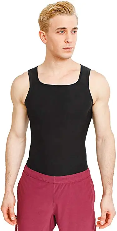 Sweat Flex body Shaper Men Workout vest Tank Top Slimming Weight Loss Sauna Vest