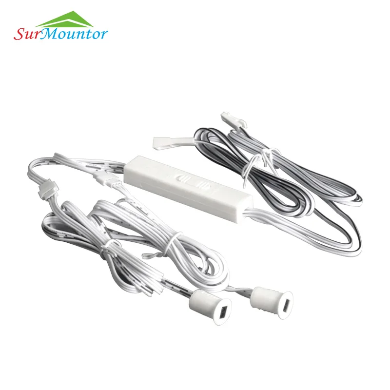 4A 2 Detectors Dimmer Switch Automatic Electronic Contactless IR Door Switch for Cabinets and Wardrobes Dimmers Product Category