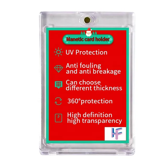 Sports Baseball Basketball Toploaders 35 pt Hard Cards Sleeves Case Magnetic Card Holders For Trading Cards