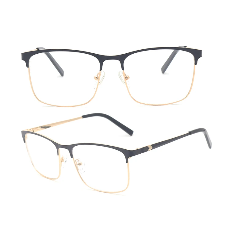 Full Frames Eyeglasses Optical Glasses Wholesale Branded Eye Glass Clear Metal China for Men CE Diamond Unisex Acetate