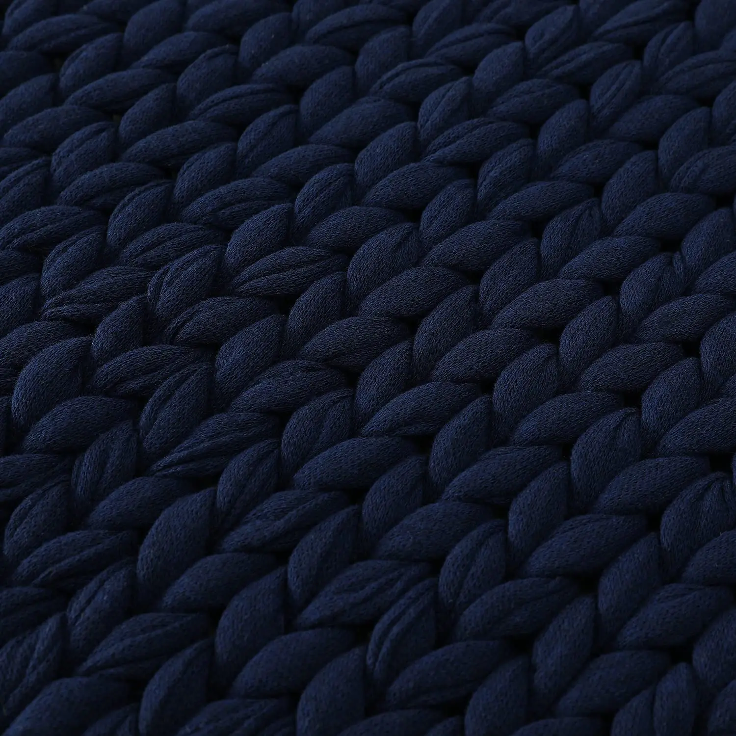Cotton Tube Yarn Hand Knitting Super Giant Seamless Knitted Weighted Blanket