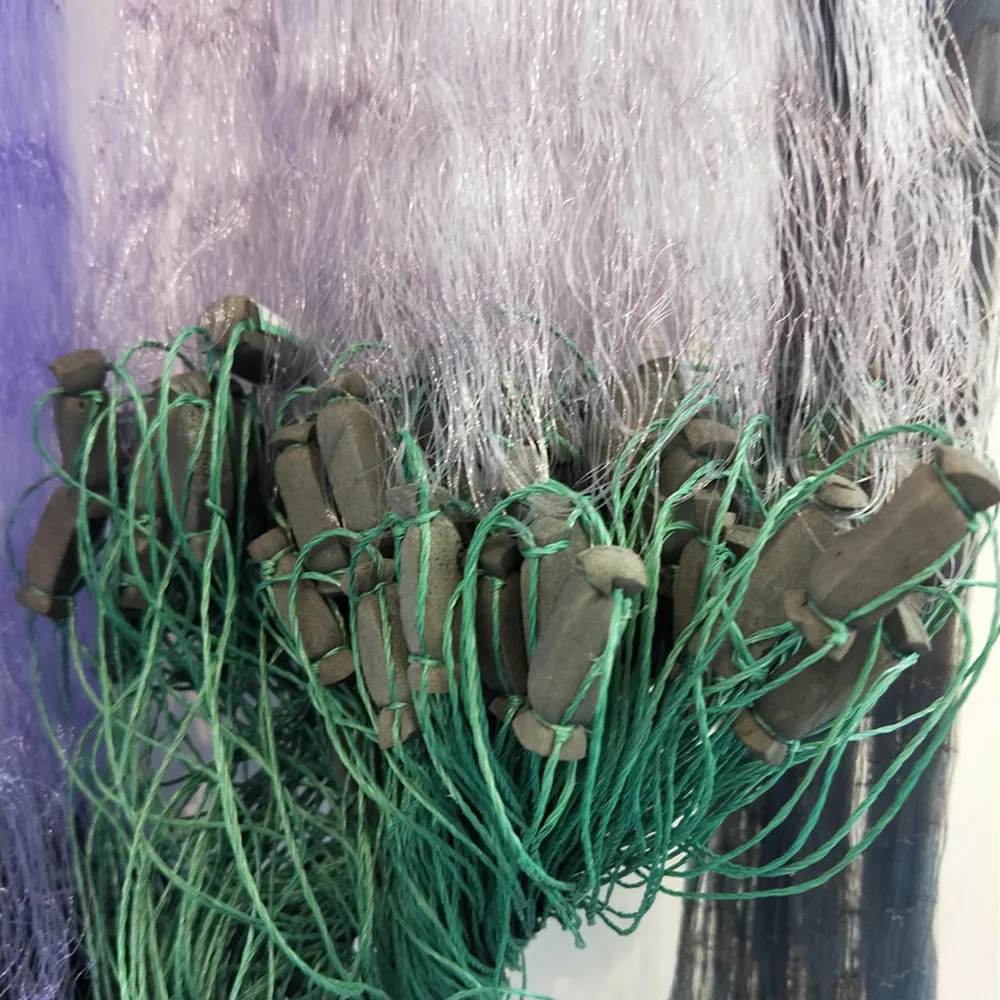 QL FISHERY 0.35mm Gill Fishing Net with Float and Sinker
