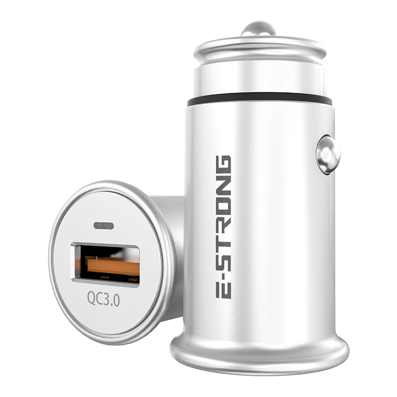 Cigarette Lighter Charger Mini USB Car Adapter Quick Charge Dual Port Car Charger for Mobile Phone