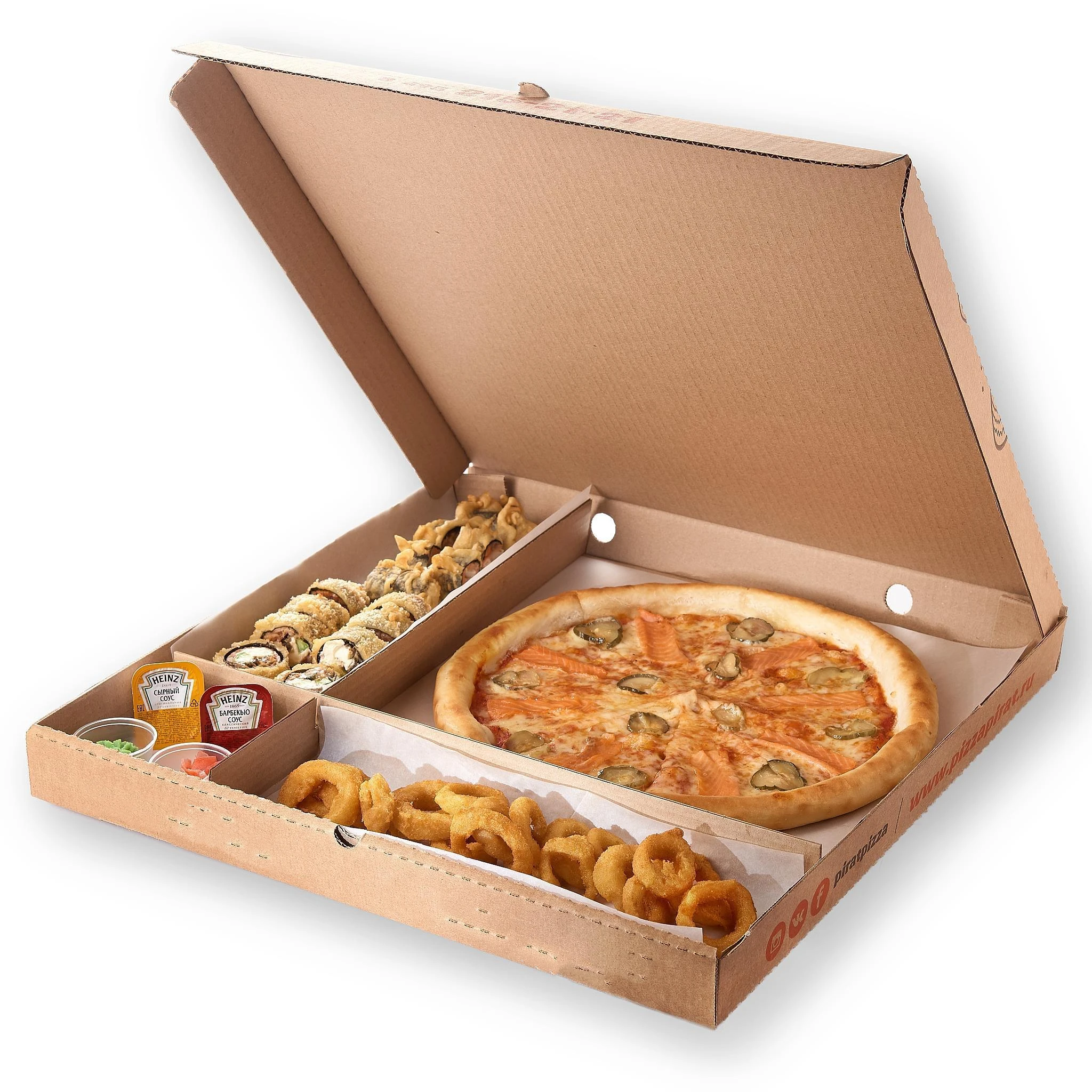 Custom Printed Reusable 12 Inch Pizza Carton Box Black Pizza Box 14X14 Packaging Rectangular Pizza Box
