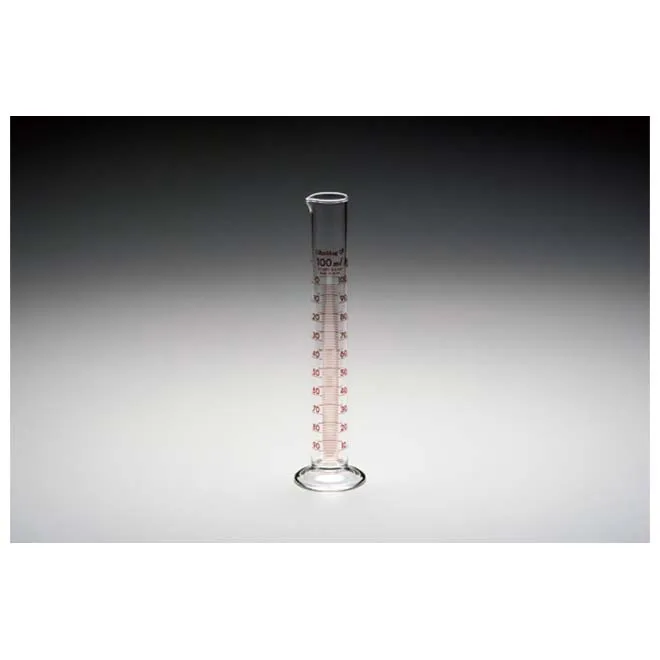 Химический термостойкий лабораторный стеклянный мерный цилиндр 1000 мл