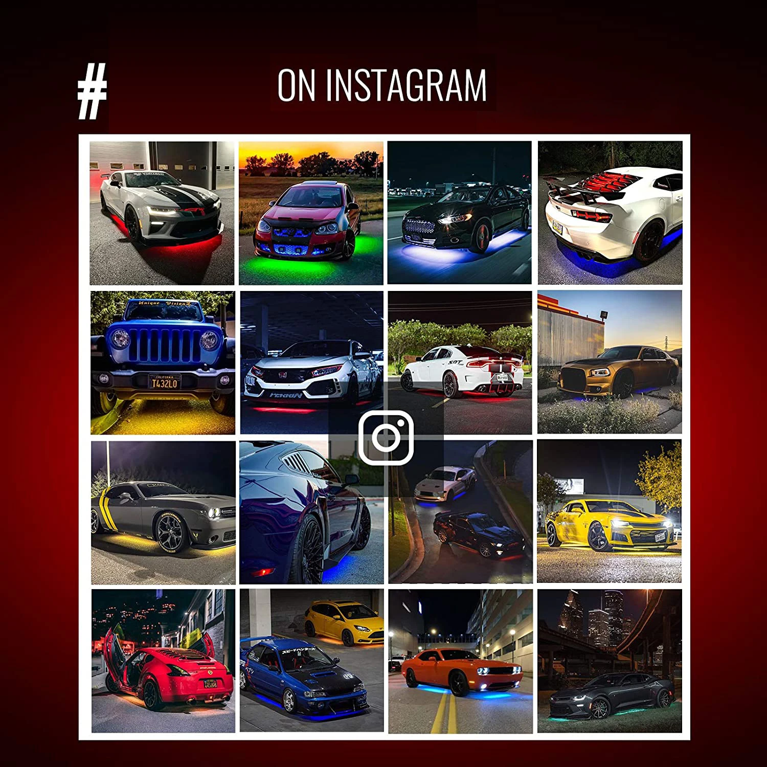 Factory Flexible APP/Remote Control color chasing Underglow Underbody System Car exterior under body LED Strip Light For Car