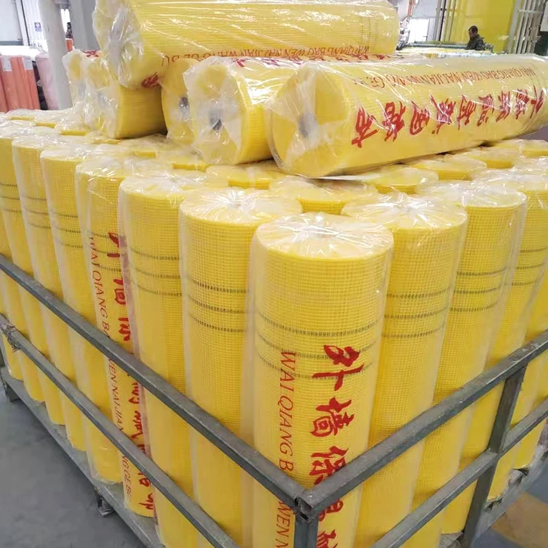 Оптовая продажа 160 г 5*5 145Gsm огнеупорный желтые Стекловолоконные сетки