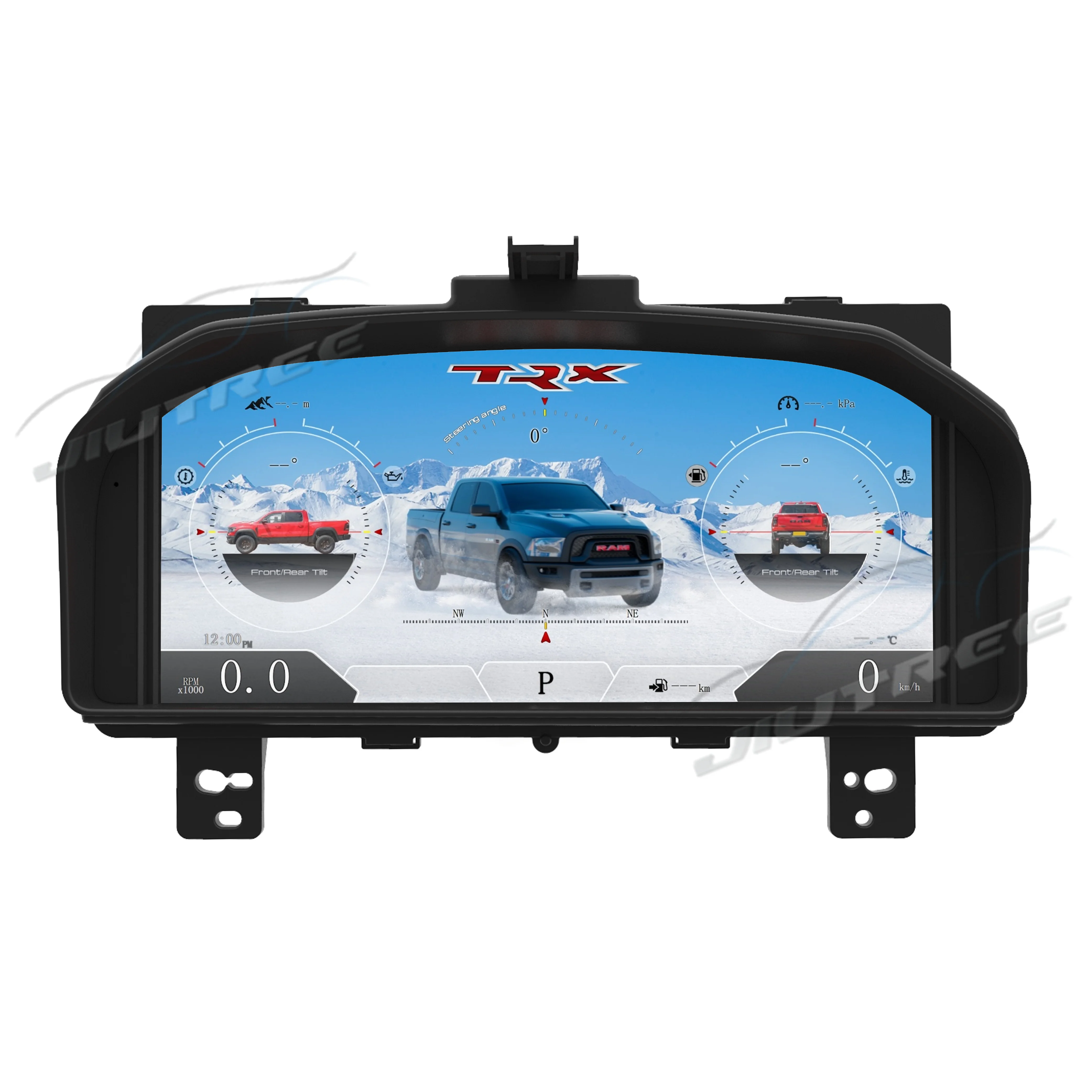 LCD Digital Cluster Dashboard Panel For Dodge RAM 1500 2500 3500 2009-2012 Speedometer Instrument Cluster Virtual Cockpit