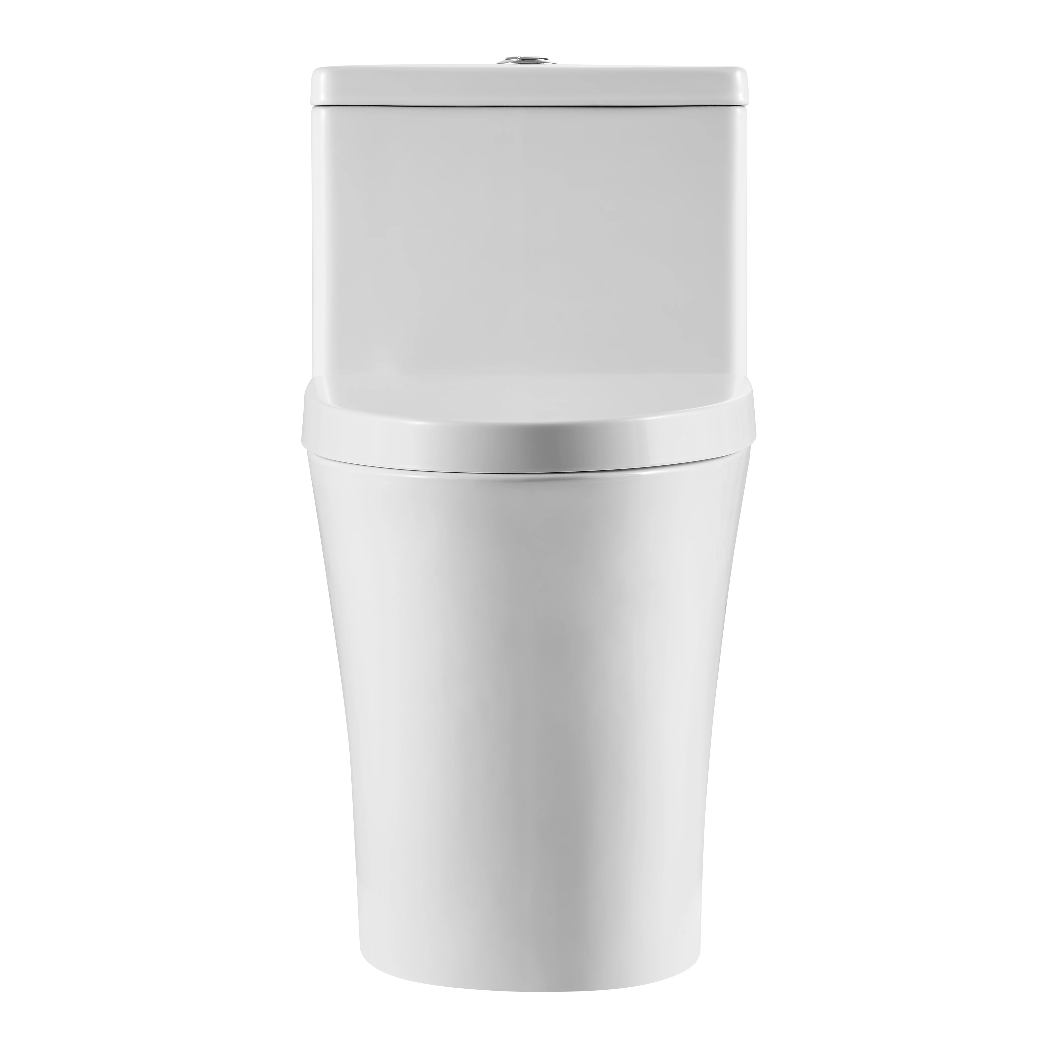 Hot sale ADA chair height CUPC approved water saving rimless MAP 1000 one piece toilet for apartment bathroom project