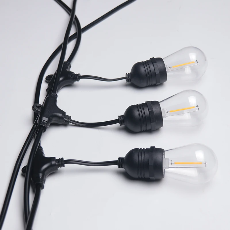 S14 Outdoor Waterproof LED Christmas String Light Decorative Holiday Wedding Indoor Clear Party