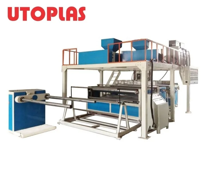 High output 5 layers air bubble film making machine