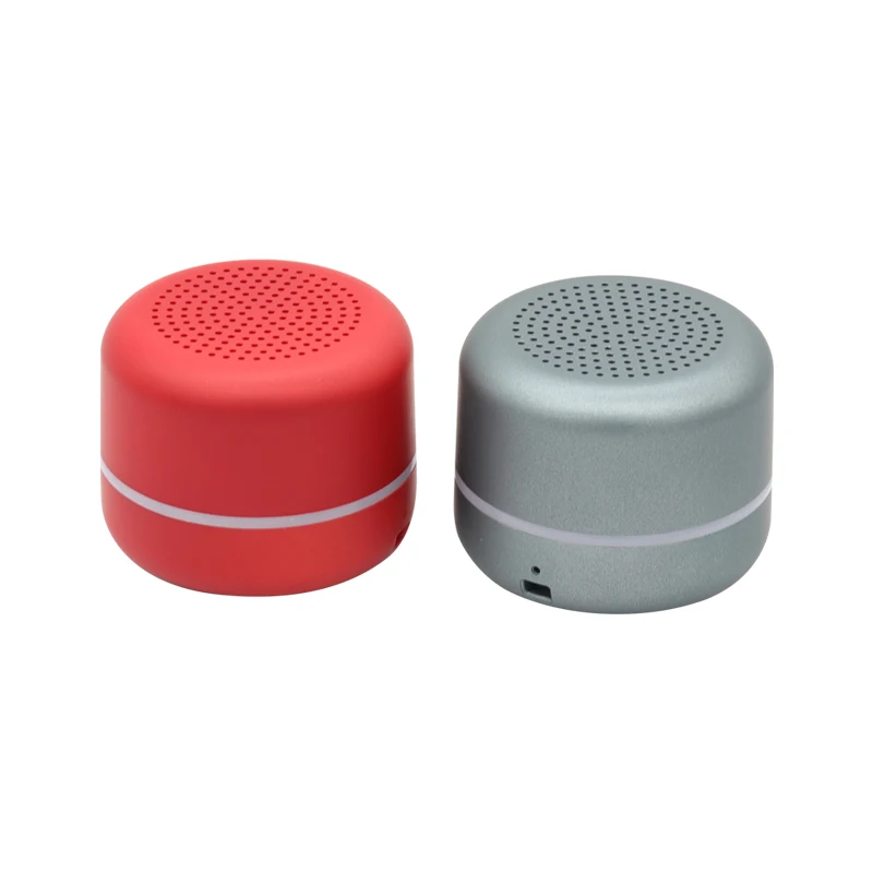 Electronic Gadgets Mini Bluetooth Speaker Portable Atmosphere LED Lights BT5.0 Bicycle Music Box Speakers with Lanyard Handsfree