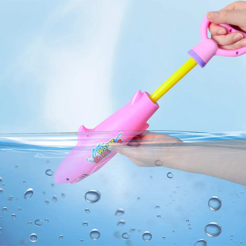 Factory Wholesale Water Shooter Guns Swimming Pool Shark Toys Water Squirt Gun Long Range Shark Water Jet Toy Gun