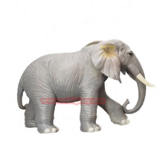 Outdoor Hotel garden Street night scene Landscape lighting decoration Design art Sculpture fiberglass Elephant statue