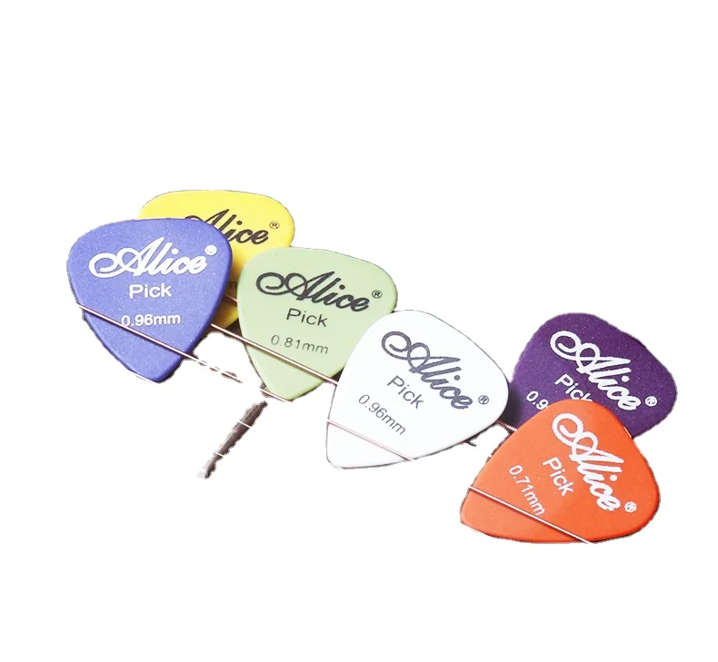 original Alice matte ABS picks Ap-100Q acoustic electric guitar pick 100pcs in one box multiple size options
