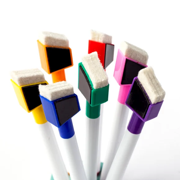Dry Erasable Whiteboard Marker with Oblique Brush Board Eco Friendly Whiteboard Marker Pen