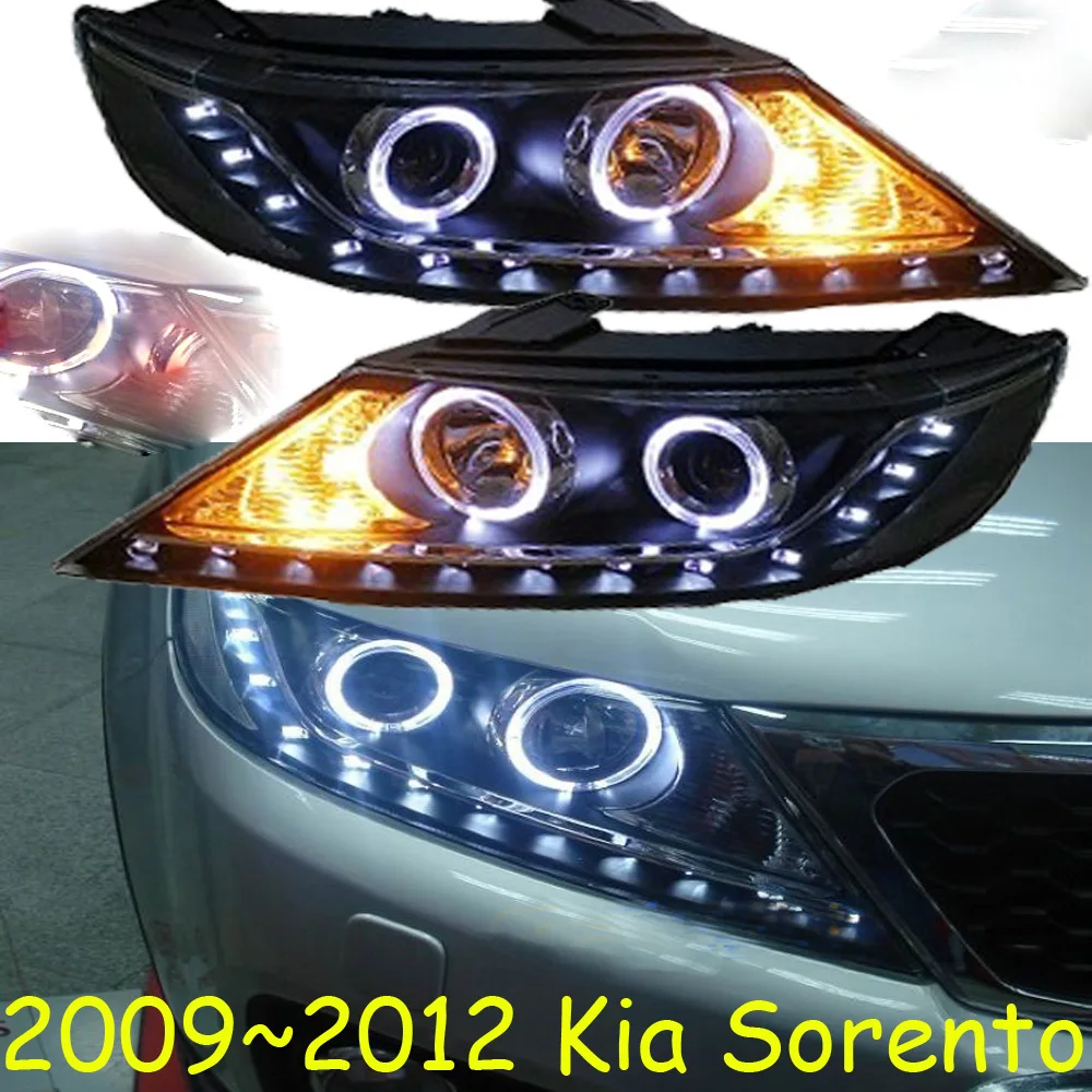 Автомобильный бампер, фара для 2009 ~ 2012y Kia Sorento, фара HID, ксеноновые автомобильные аксессуары для дневного света Sorento