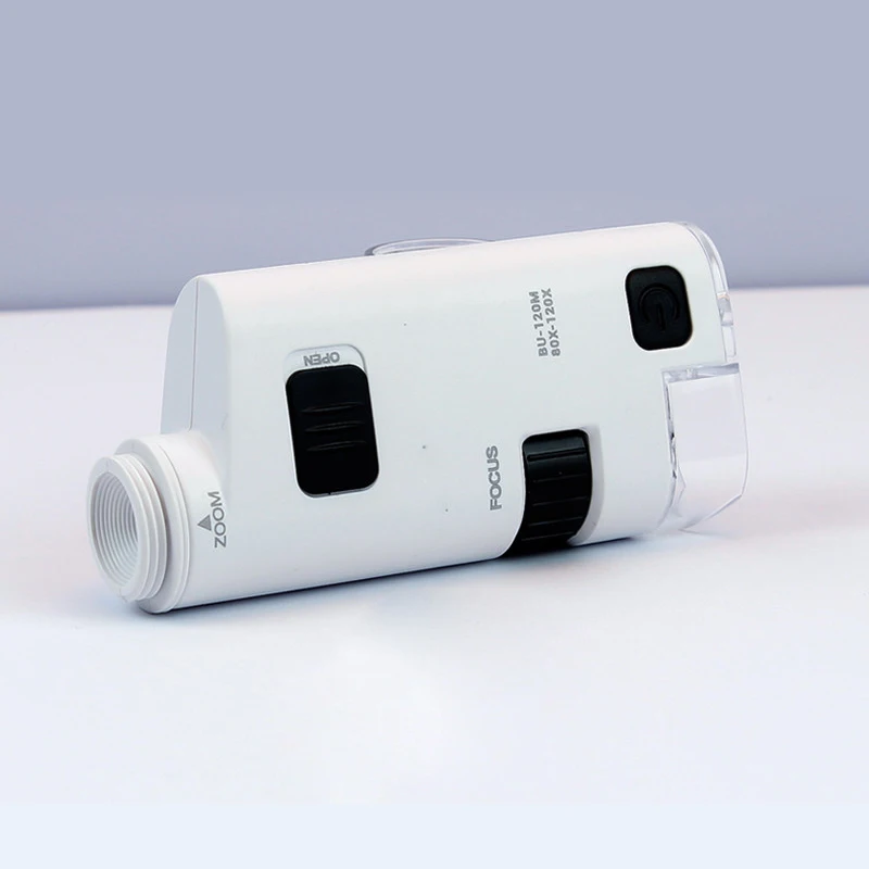 80x-120x mobile phone special high power microscope zoom handheld microscope
