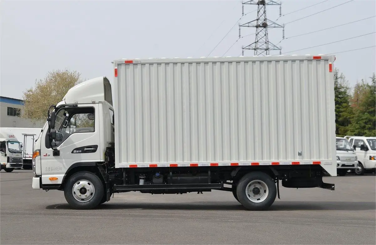 Новый JAC 4*2 4ton Фургон Грузовик Левый ручной привод 132hp грузовой грузовик 6 колес 10/20/30 тонн мини для продажи