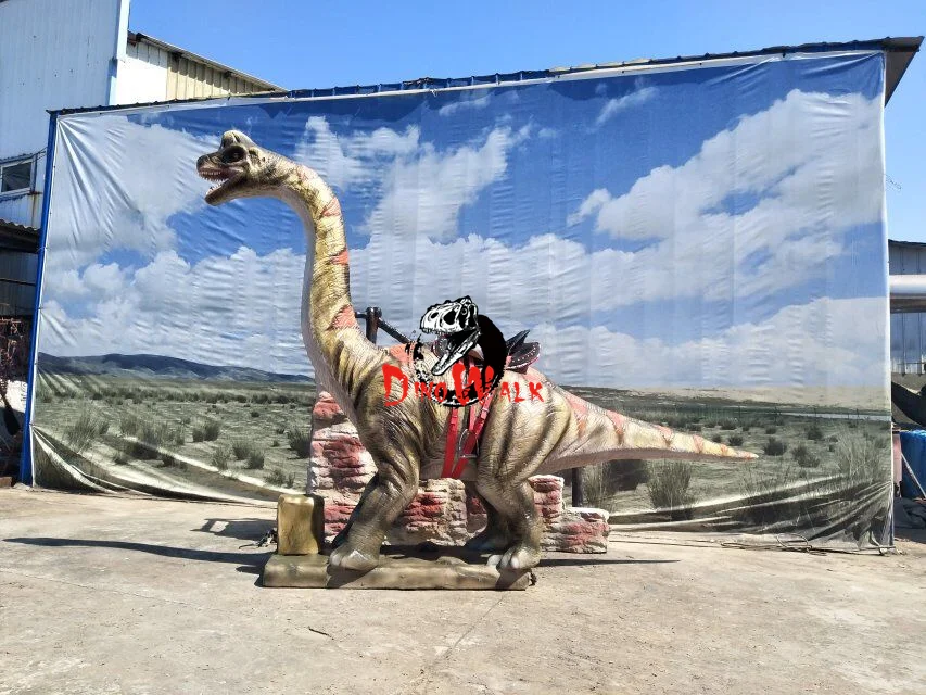 Dino0050 Outdoor Entertainment For Kids Animatronic Ride Raptor Dinosaur