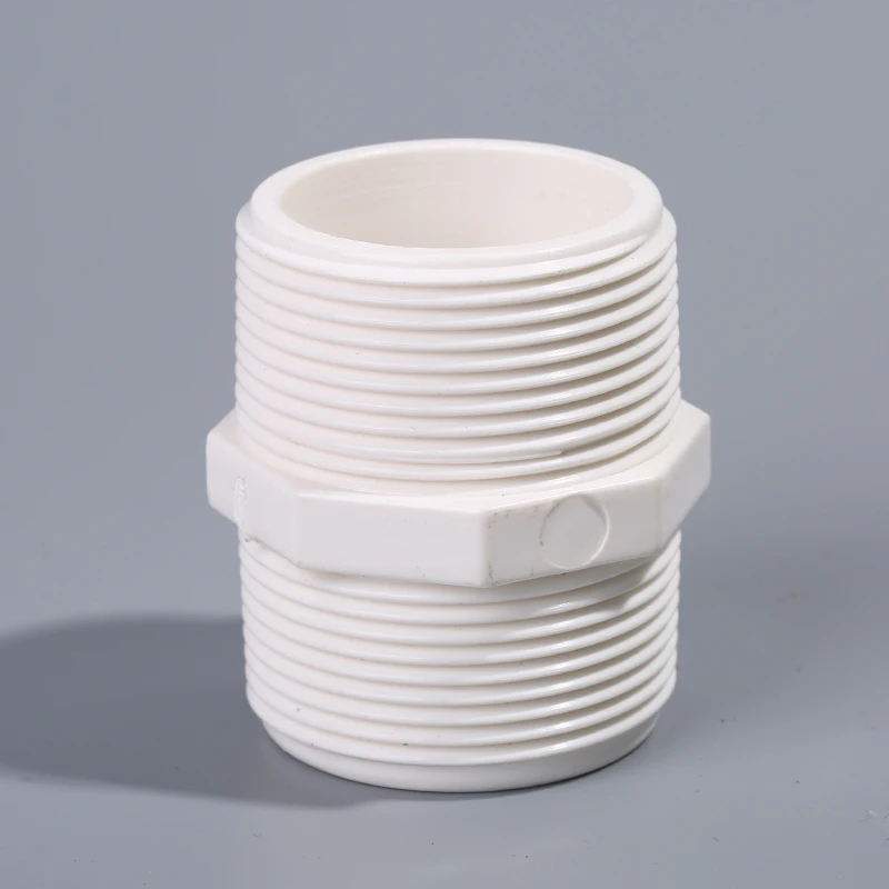 High Quality External Thread Straight Connector Threaded Joint Plastic Irrigation Water Pipe Fittings