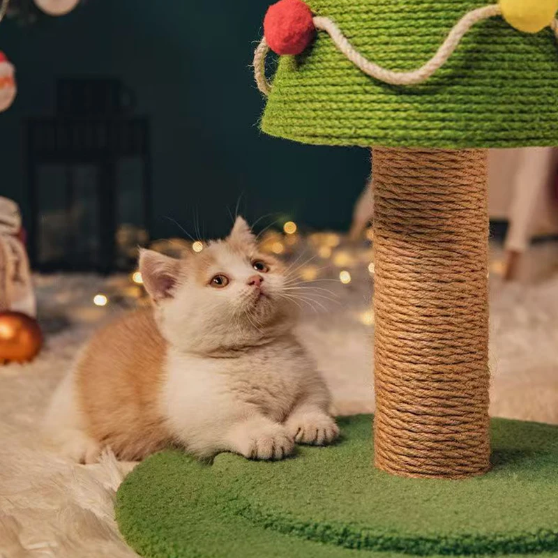 Customized furniture manufacturer,Cat scratch board sisal pet cat climbing pole cat tree