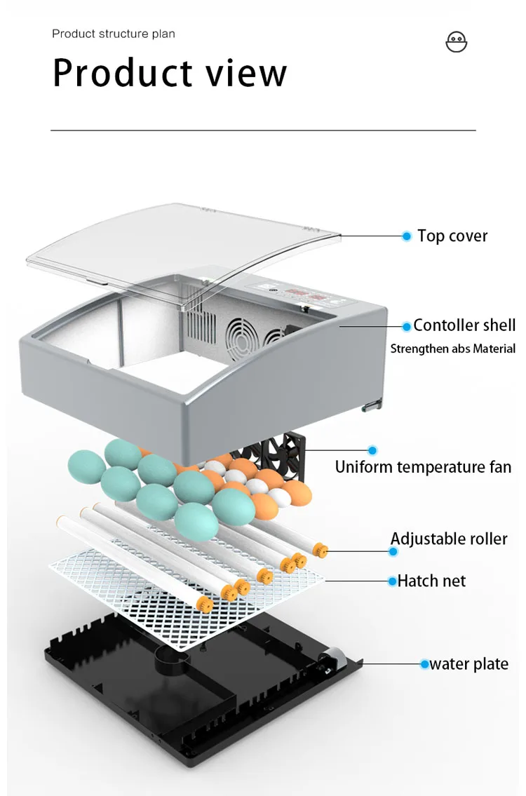 Full-automatic Egg Incubator Spare Parts Plastic Incubator Egg Tray
