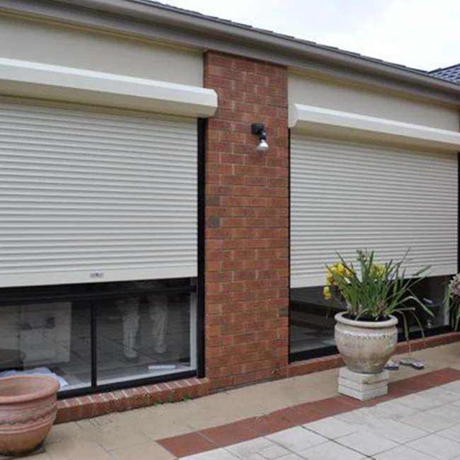 GEORGIA Apartment Vertical Electric Smart Shutters 30 Days Roller Shutters Graphic Design Rolling Shutters Good Quality Modern