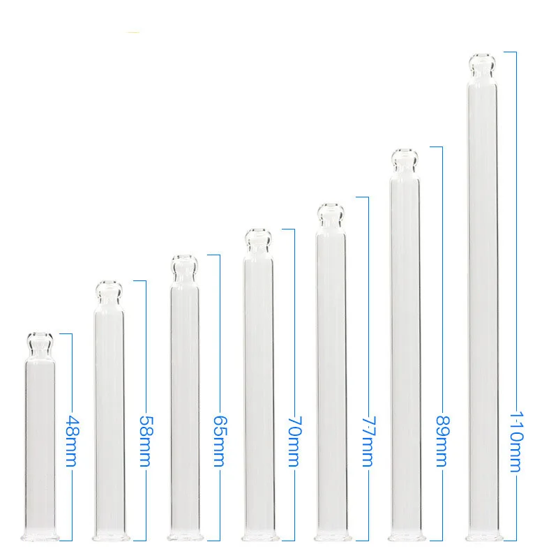 7mm hot sale tip round head dropper Glass dropper oil bottle dropper