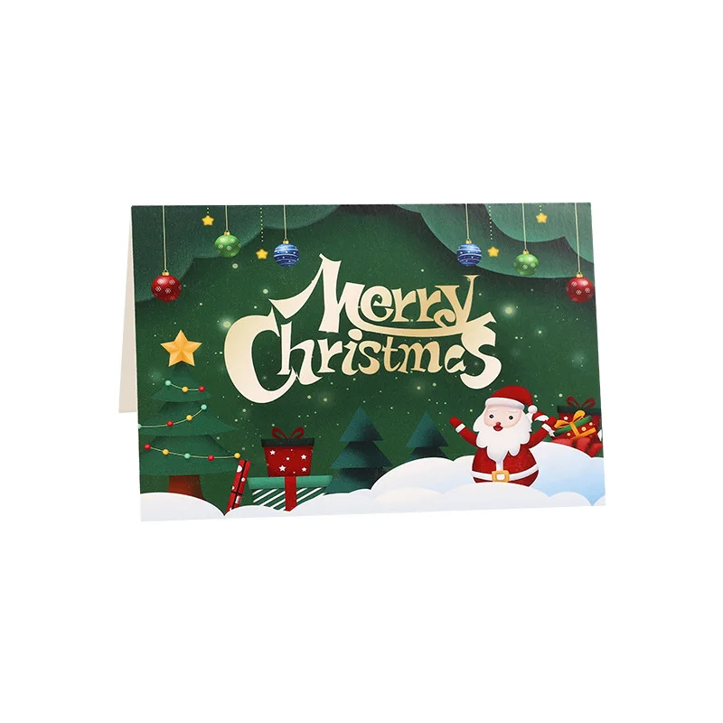 Fashion Custom Design Mery Christmas Greeting Cards Gift Card