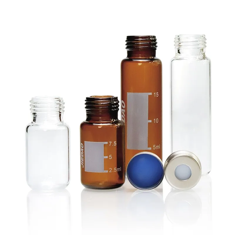 In stock Free Sample Certified LCMS GC 10cc 20cc Custom Logo Round-Flat Bottom Choromatography GC Headspace Vials