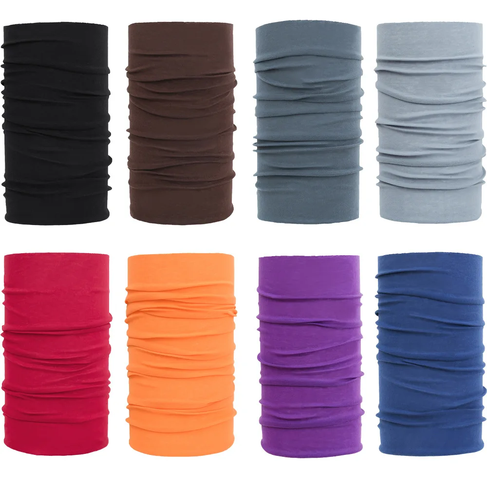 Wholesale Custom logo Headband Scarf Tube Face head Cover Neck Gaiter Hiking Sports Bandana