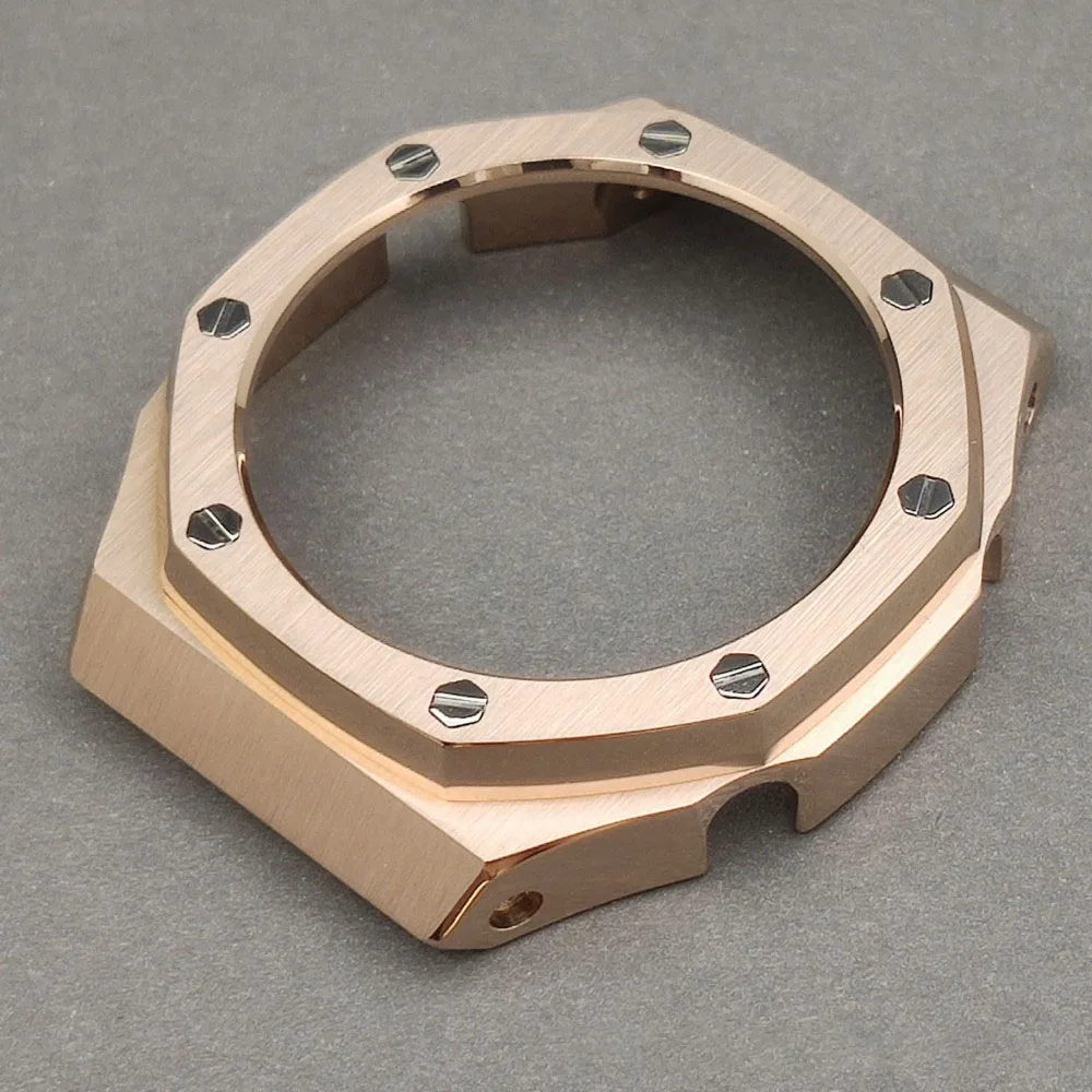 2nd generation New Luxury Stainless steel watch Case Metal Bezel Case For GA2100 Watch Case