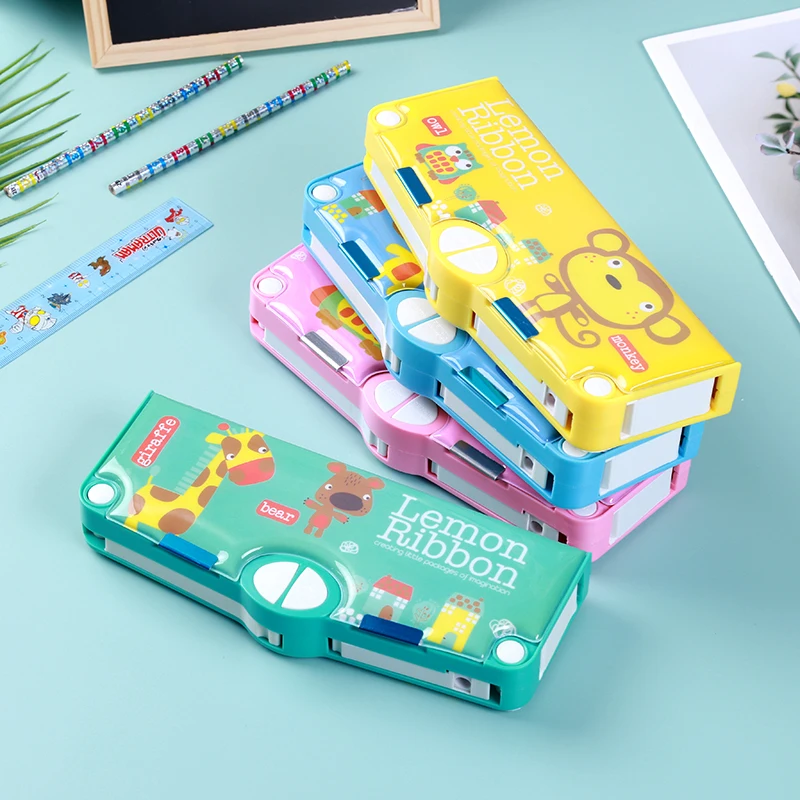 wholesale new multifunction Stereogram magnetic pencil box to school
