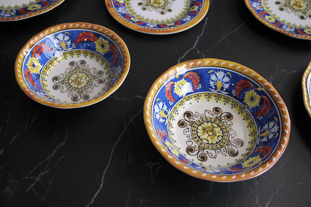 SEBEST Factory Design Well assiettes en melamine Luxury Melamine Cutlery Set Pleasingly Simple Custom Melamine Dinner Sets