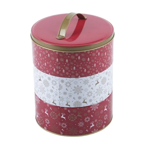 Hot sales metal tin box for cake packaging gift tin box